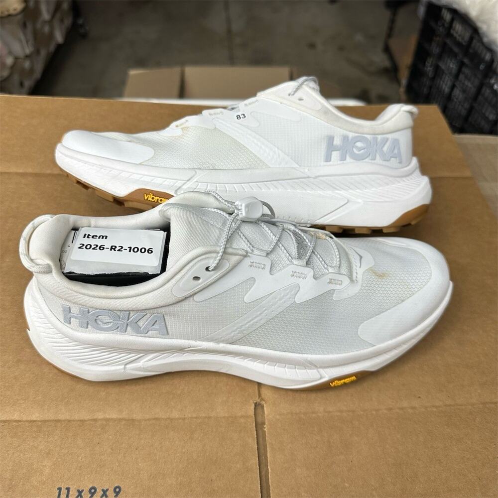 HOKA Transport Women's Running Walking Shoes White Gum Size 9 B